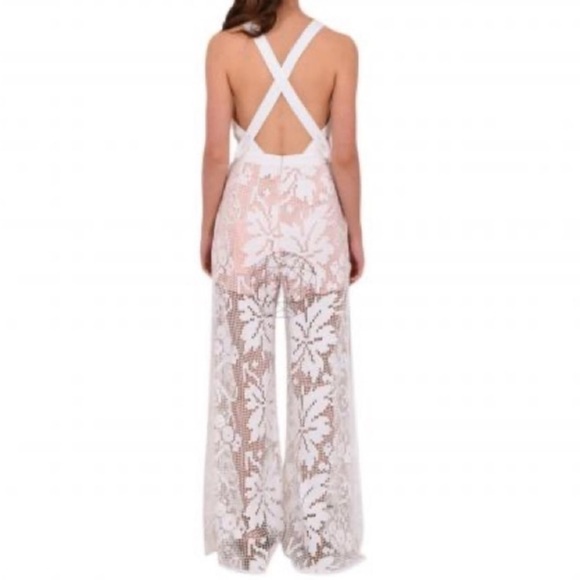 ALICE McCALL Billsberry Black Lace Side Split Hem Jumpsuit Fairy Goth - Picture 15 of 15